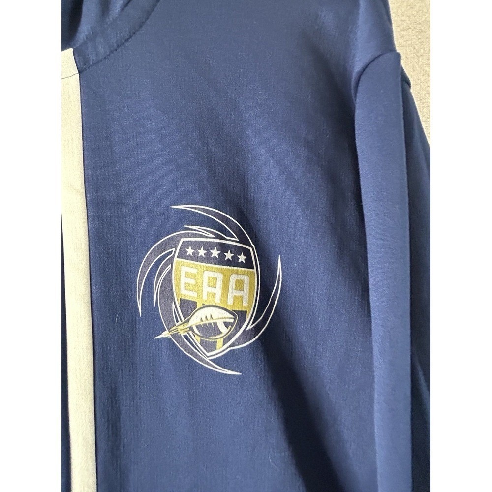 Men's EAA - Experimental AirCraft Association Adidas Hooded Blue Size XL Jacket